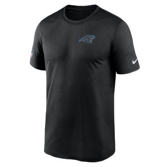 Nike Carolina Panthers Legend Small Logo Nike Mens Dri-FIT NFL T-Shirt in Black | 02TI00A9D-FEJ