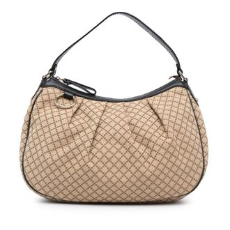 Gucci Pre-owned Womens Gg Pattern Shoulder Bag - Tan Textile - One Size