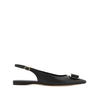 Ferragamo Ballerinas, female, Black, Size: 8 1/2 US Zelmy Slingback Ballerina