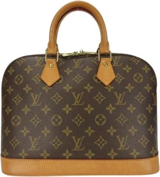 Louis Vuitton Pre-owned Handbags, female, Brown, Size: ONE SIZE Pre-owned Monogram Alma Handbag