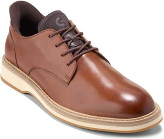 Cole Haan Mansfield Grand Plain Toe Quick-On Oxford in British Tan /Madeira /Angora at Nordstrom, Size 11.5