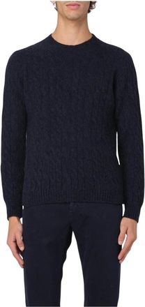 Boglioli Heren, Truien, Blauw, Maat: 2XL Wol