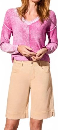 Tribal Womens Bermuda Shorts In Safari