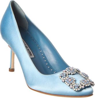 Manolo Blahnik Hangisi 70 Satin Pump