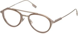 Ermenegildo Zegna Eyeglasses - Heren - Brillen - Bruin - 52 MM - Accessoires
