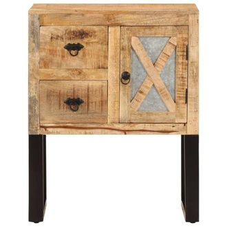 Berkfield Home Sideboard 60x30x76 cm Solid Mango Wood in Brown | Size: 60 x 30 x 76 cm