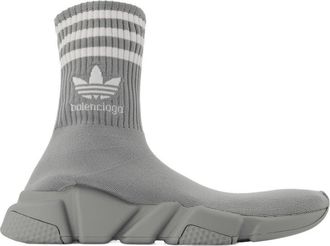 Balenciaga Womens Speed Lt Adidas Sneakers Grey-Logo White Others Shoes