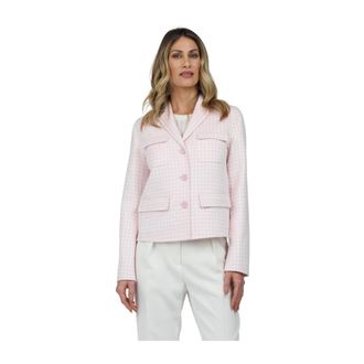 Max Mara Dames, Jassen, Roze, Maat: XS Wol