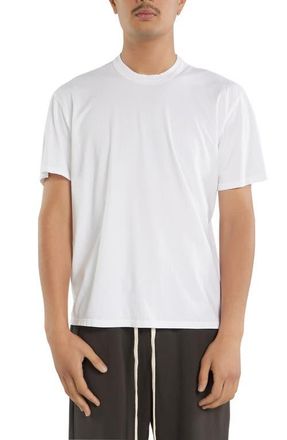Les Tien Lightweight Binded Neck Tee in White at Nordstrom, Size Xx-Large