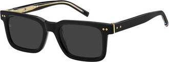 Tommy Hilfiger TH 85/S 2M2/IR Mens Sunglasses Black Size 52