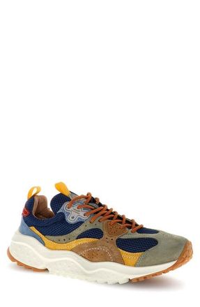Flower Mountain Wave Sneaker in Beige Navy at Nordstrom, Size 10.5Us