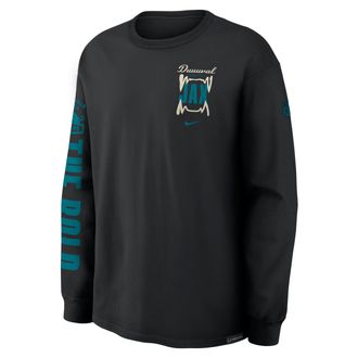 Nike Jacksonville Jaguars Rivalries Collection Max90 Nike Mens NFL Long-Sleeve T-Shirt in Black | 04T900A9N-14M