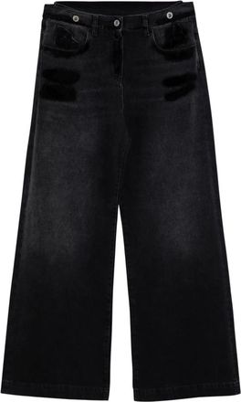 The Attico Black Palazzo Jeans