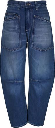Nili Lotan Dames, Jeans, Blauw, Maat: W26 Katoen