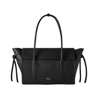 Mulberry Tassen, Dames, Zwart, ONE Size, Leer, Soft Bayswater Tote