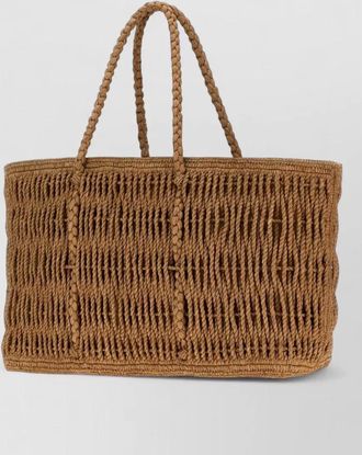 The Row raffia georgica tote bag