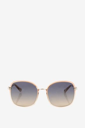 Chloé Quadratische Acetat-Sonnenbrille