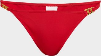 Nili Lotan Hardware Low-Waist Bikini Bottoms