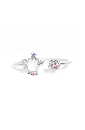 Girls Crew x Disney Beauty & The Beast Mrs. Potts Ring in Silver at Nordstrom, Size 6.5