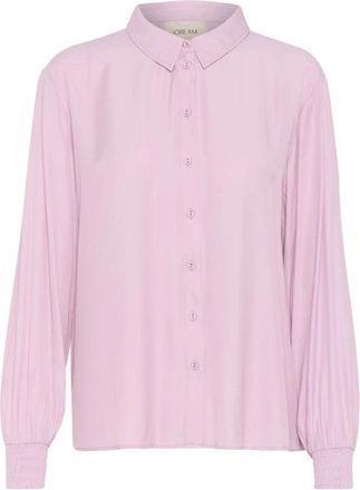 Cream Dawn Pink Lange Mouwen Shirt - Dames - Overhemden - Roze - XS - Overhemden