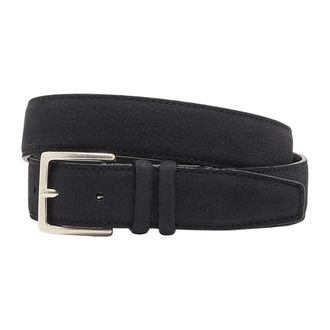 Orciani Accessoires, Heren, Blauw, 90 CM, Leer, Classic Riem