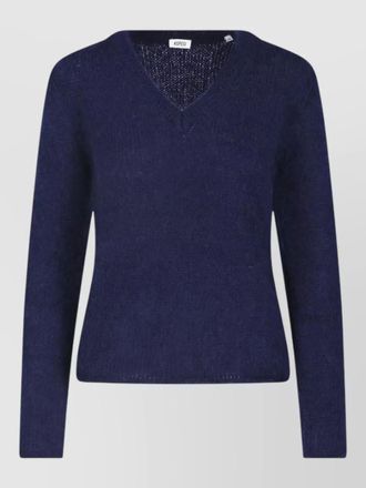 Aspesi mohair wool crewneck sweatshirt