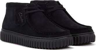 Clarks Torhill Hi Suede Herenlaarzen Zwart
