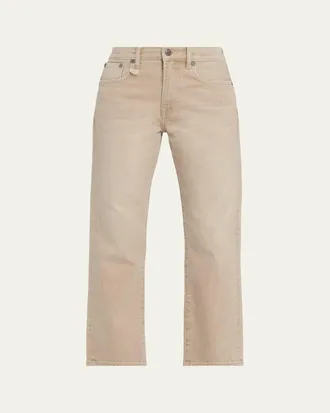 R13 Romeo Straight Cropped Jeans
