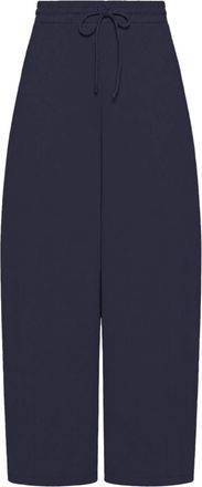 Max Mara BARREL LEG PANTS IN TECHNICAL COTTON JERSEY - Max Mara - Woman