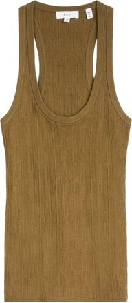 A.L.C. Canotta a coste - Marrone