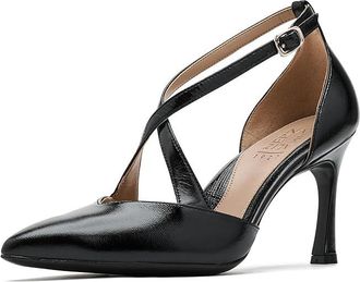 Naturalizer Angelina High Womens Heels Black Leather : 7.5 M (B)