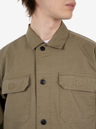 Barbour Draftmen overshirt grey olive