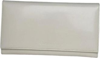 Dior Pre-owned Wallets, female, White, Size: ONE SIZE Pre-owned Leather Wallet