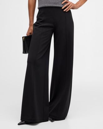 Derek Lam Tempest Wide-Leg Knit Trousers