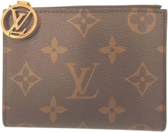Louis Vuitton Pre-owned Wallets, female, Brown, Size: ONE SIZE Pre-owned Canvas Wallet