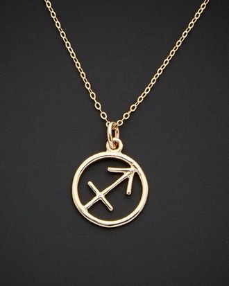 Italian Gold, Inc 14K Italian Gold Sagittarius Zodiac Necklace