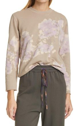 Raquel Allegra Tie Dye Sweatshirt in Taupe Lilac Tie Dye at Nordstrom, Size 0