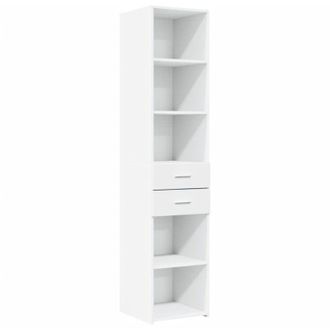 vidaXL Highboard White 40x42.5x185 cm Engineered Wood Vidaxl