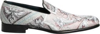Dolce & Gabbana Baroque Velvet Dress Loafers - Heren - Loafers - Veelkleurig - 44 EU - Leer - Schoenen