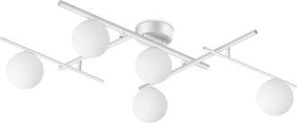 Ideal Lux Ideal Lux - Atlas 5 Light Globe Ceiling Light White