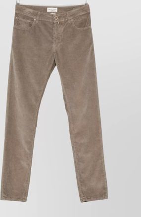 Jacob Cohen slim fit corduroy trousers with back pockets