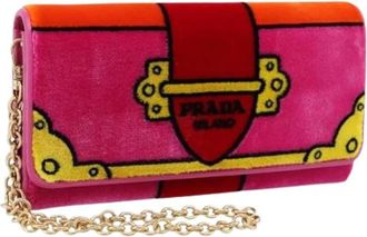 Prada Pre-owned Long Wallet - Dames - Vintage Clutch - Veelkleurig - ONE Size - Vintage