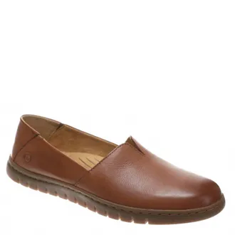 Born Womens Sebra Ii Loafers In Dark Tan