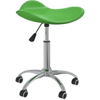 vidaXL vidaXL Sgabello da Salone Spa Verde in Similpelle