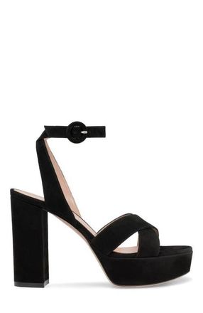 Gianvito Rossi Sabrina Sandals in Black at Nordstrom, Size 34.5
