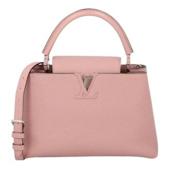 Louis Vuitton Pre-owned Capucine PM Handtas - Dames - Pre-owned - Roze - Maat: ONE Size Leer