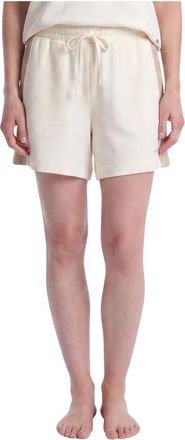 HUGO BOSS Korte Broeken, Dames, Beige, L, Polyester, Mirage Shorts