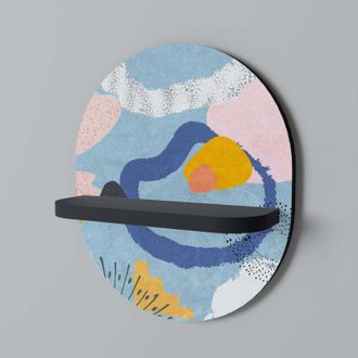 OEM Estante Ovalado Dreamy Swirls Negro