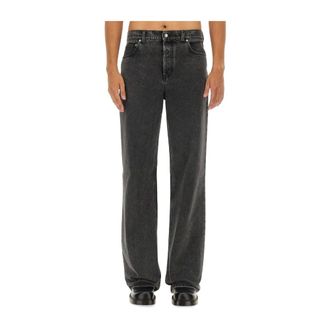 Alexander McQueen Jeans, Heren, Grijs, M, Katoen, Straight Jeans