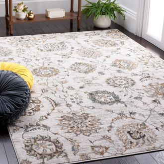 Safavieh Bel Air Machine Made Area Rug, Beige / Grey Transitional Style Easy Care